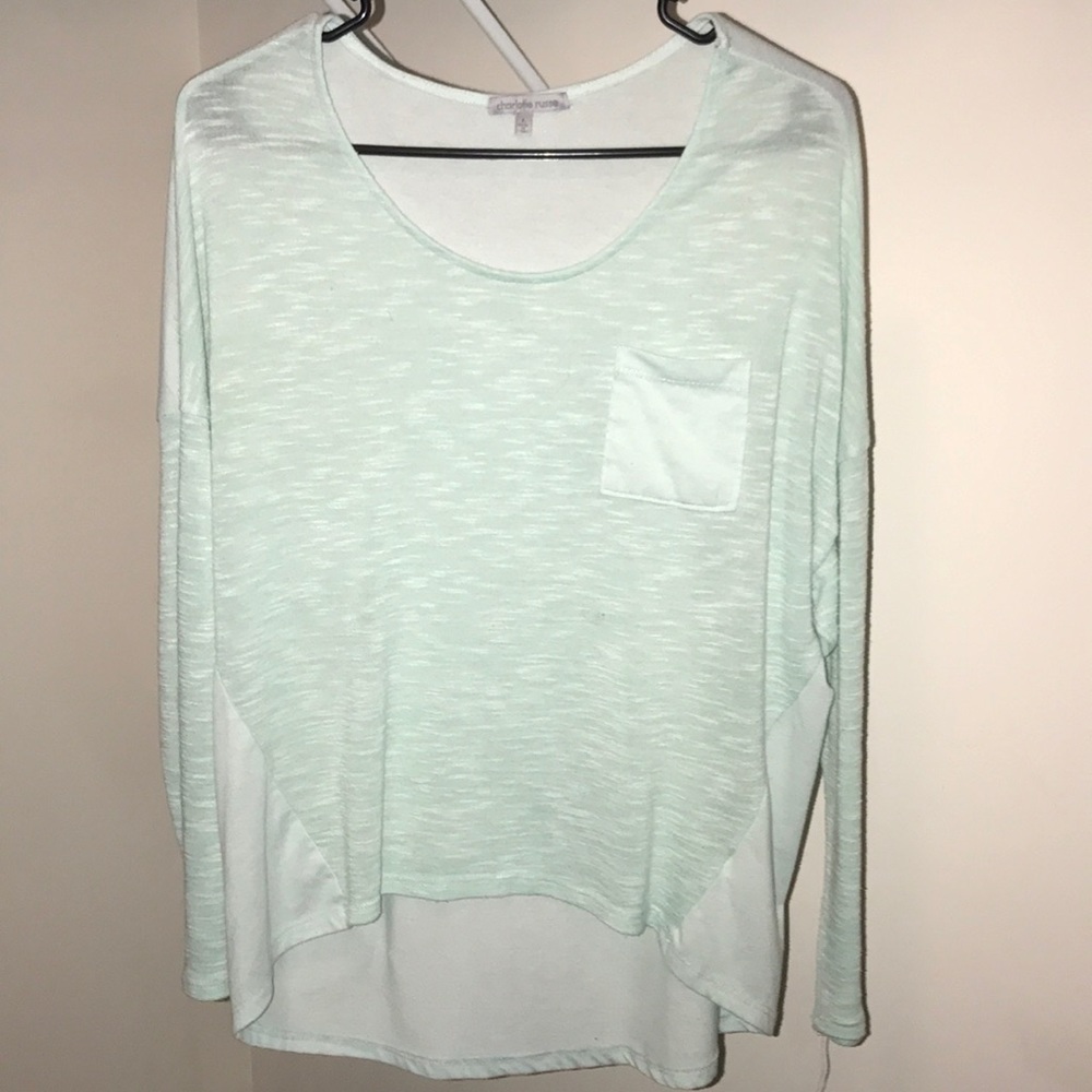 Mint Green Long Sleeve Top